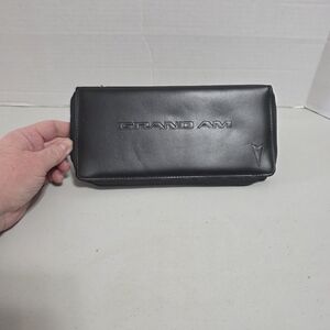 Pontiac Grand AM Car Insurance Document Black Zip Holder
